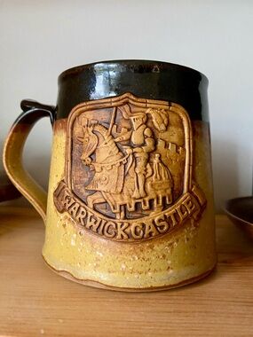 Warwick Castle Stoneware Tankard Mug